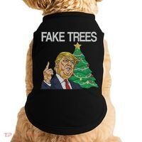 Fake Trees News Ugly Christmas Doggie Tank thumb 0