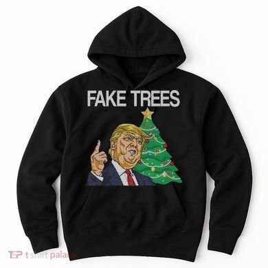 Fake Trees News Ugly Christmas Hoodie