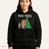 Fake Trees News Ugly Christmas Hoodie thumb 5
