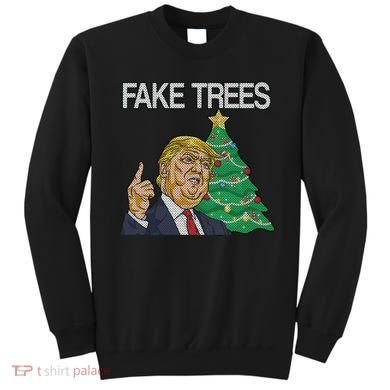 Fake Trees News Ugly Christmas Sweatshirt