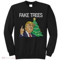Fake Trees News Ugly Christmas Sweatshirt thumb 0