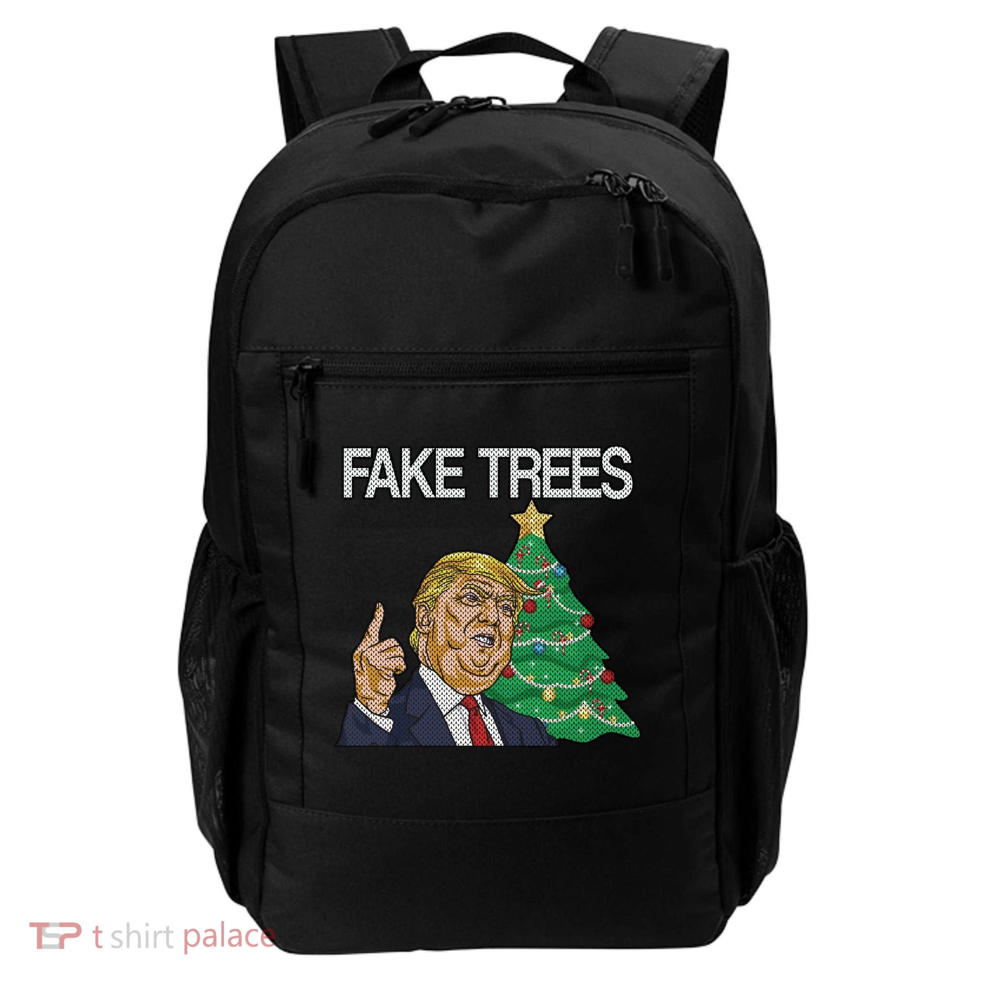 Fake Trees News Ugly Christmas Backpack