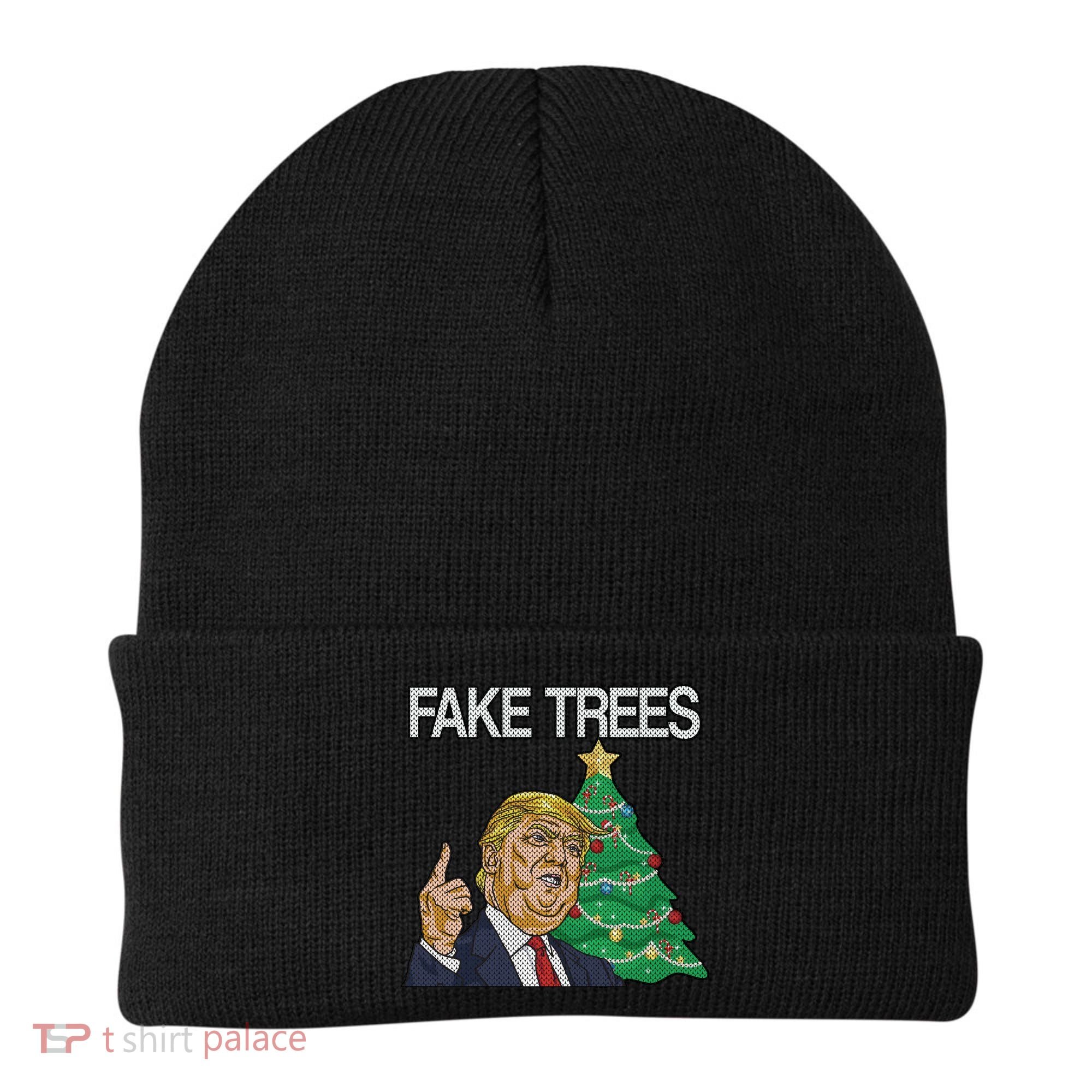 Fake Trees News Ugly Christmas Beanie