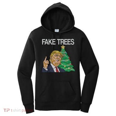 Fake Trees News Ugly Christmas Women's Hoodie