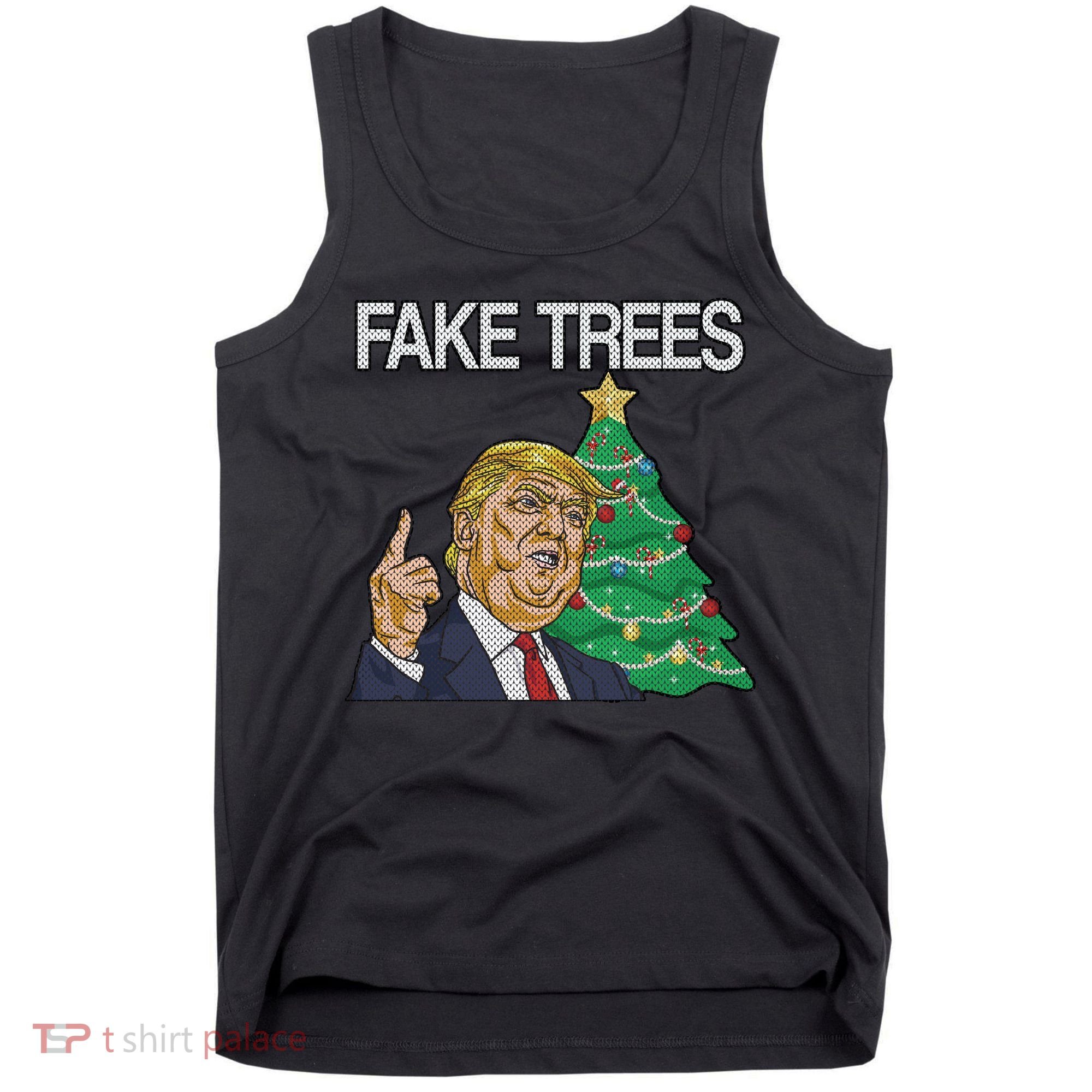 Fake Trees News Ugly Christmas Tank Top