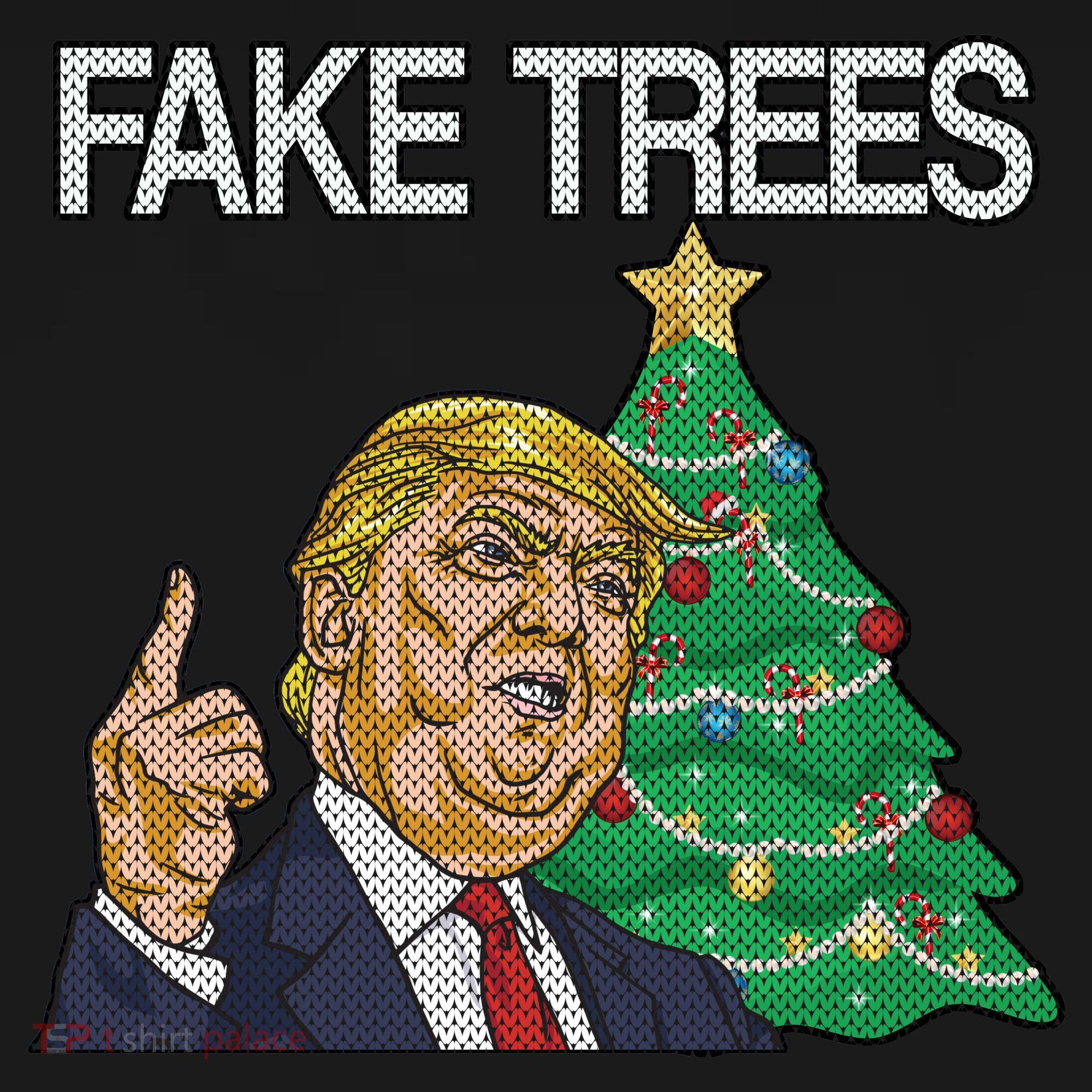 Fake Trees News Ugly Christmas Tank Top