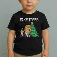 Fake Trees News Ugly Christmas Toddler T-Shirt thumb 2