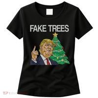 Fake Trees News Ugly Christmas Women's T-Shirt thumb 0