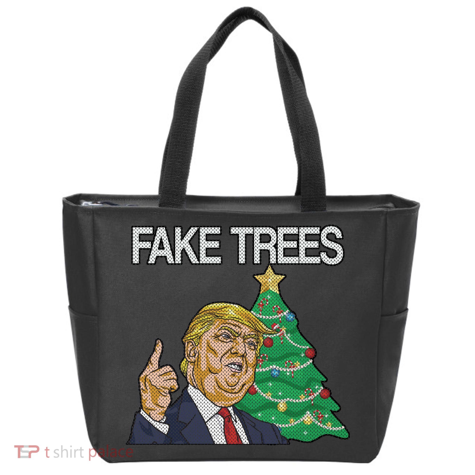 Fake Trees News Ugly Christmas Tote Bag