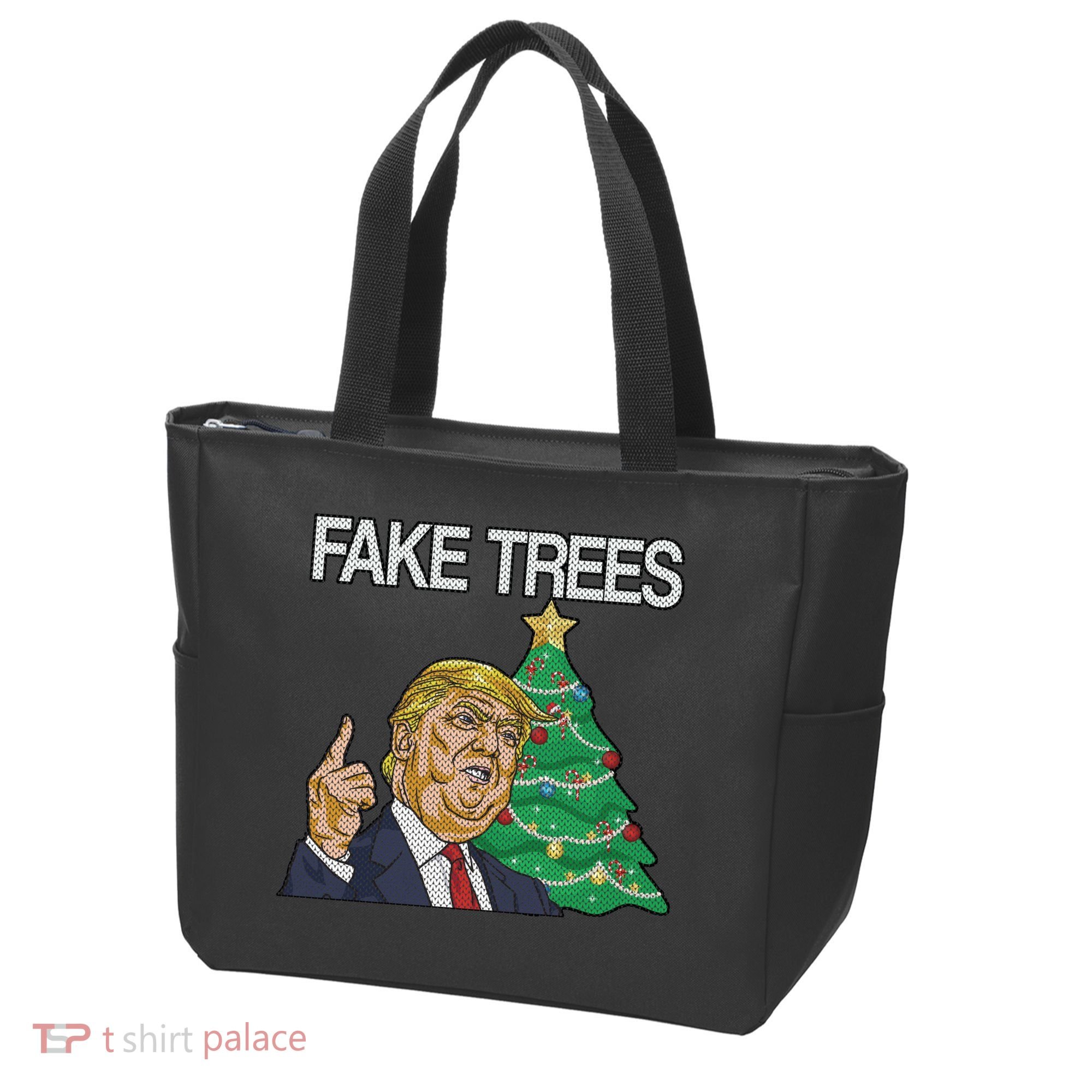 Fake Trees News Ugly Christmas Tote Bag