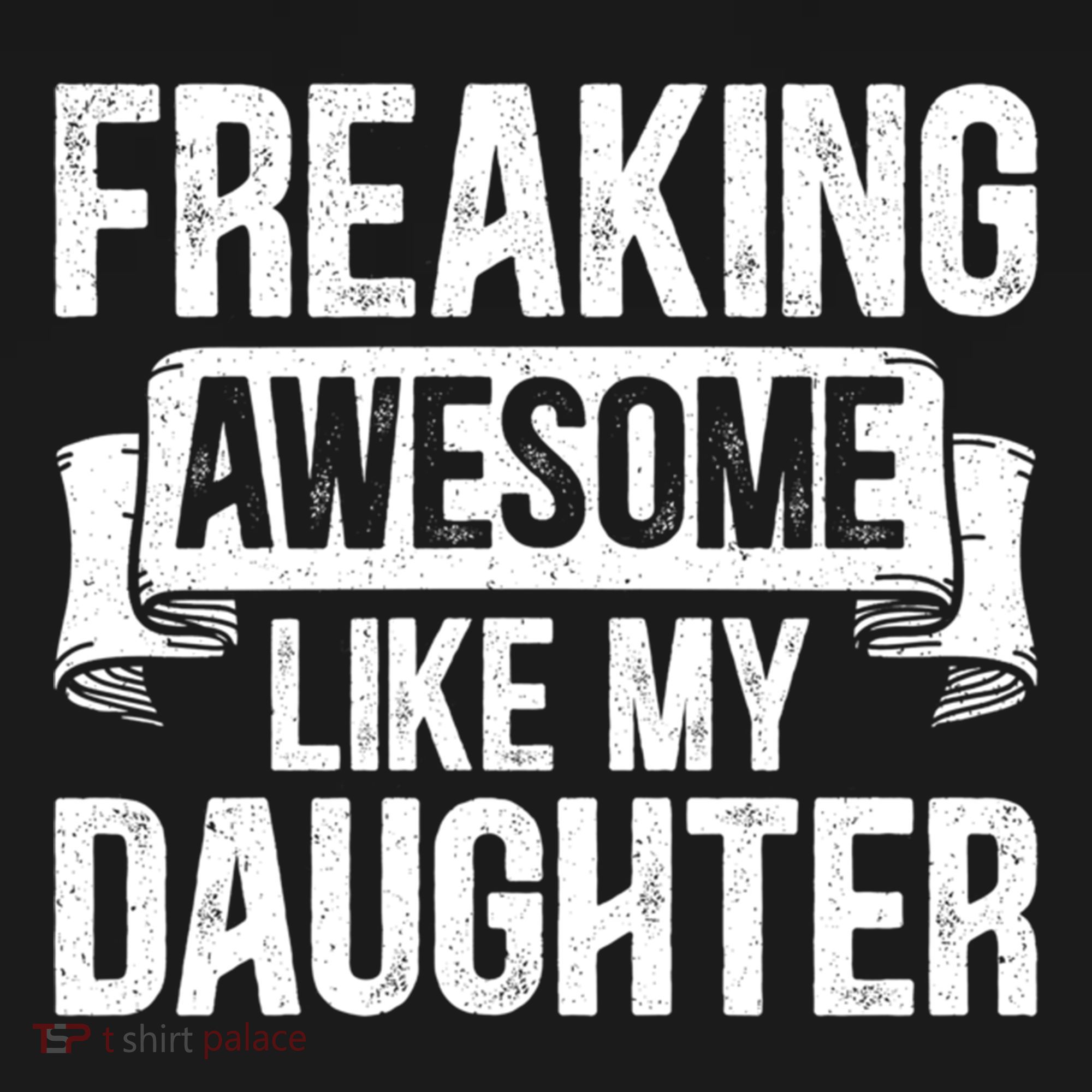 Freaking Awesome Like My Daughter Funny Gift Grandpa Dad Joke Funny Gift Women's Hoodie