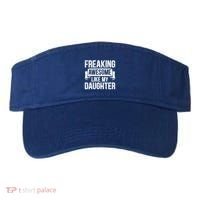 Freaking Awesome Like My Daughter Funny Gift Grandpa Dad Joke Funny Gift Visor thumb 0