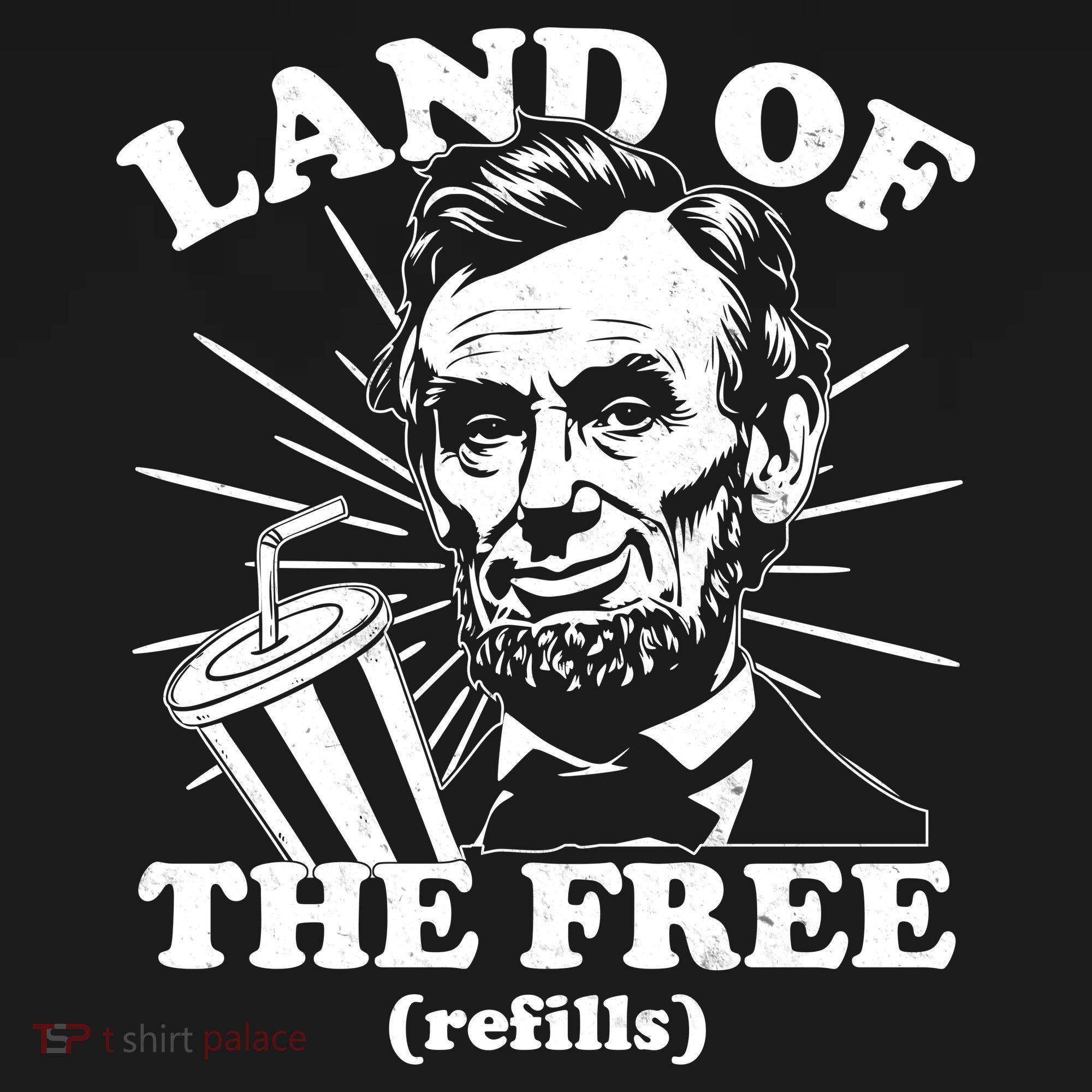 Funny Abe Lincoln Land Of The Free Refills Long Sleeve Shirt