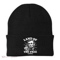 Funny Abe Lincoln Land Of The Free Refills Beanie thumb 0