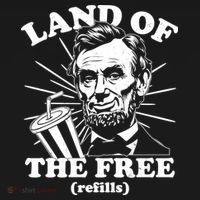 Funny Abe Lincoln Land Of The Free Refills Women's Tank Top thumb 5
