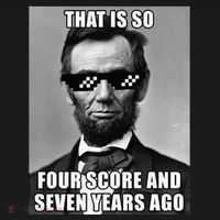 Funny Abe Lincoln That Is So Four Score And Seven Years Ago Women's Hoodie thumb 2