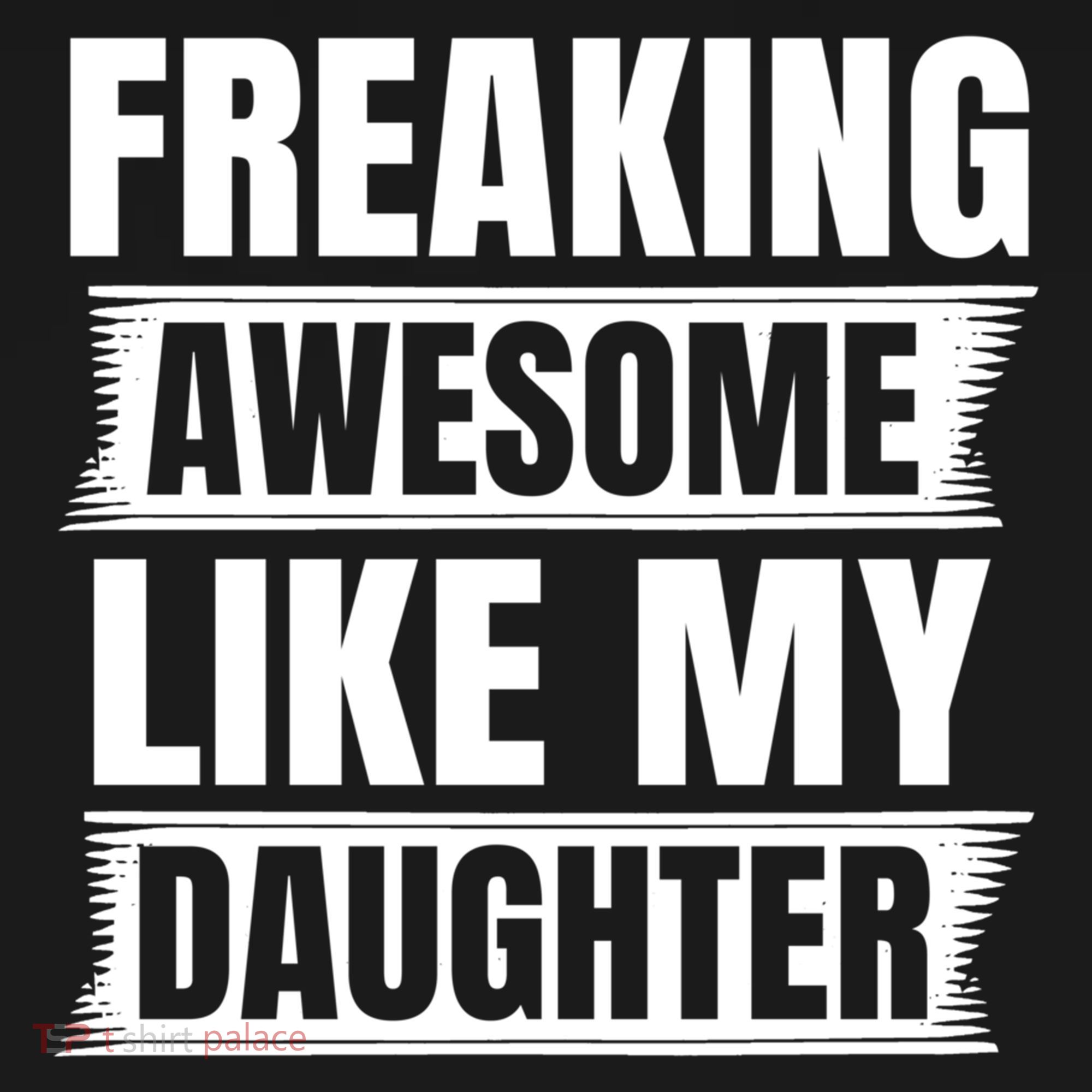 Freaking Awesome Like My Daughter Funny Fathers Day Dad Cool Gift Women's Hoodie