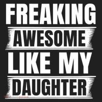 Freaking Awesome Like My Daughter Funny Fathers Day Dad Cool Gift Hat thumb 2