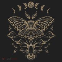 Fairycore Aesthetic Luna Moth Mushrooms Butterfly Grunge Beanie thumb 2