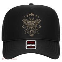 Fairycore Aesthetic Luna Moth Mushrooms Butterfly Grunge Hat thumb 0