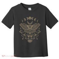 Fairycore Aesthetic Luna Moth Mushrooms Butterfly Grunge Toddler T-Shirt thumb 0
