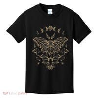 Fairycore Aesthetic Luna Moth Mushrooms Butterfly Grunge Kids T-Shirt thumb 0