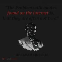 Funny Abraham Lincoln History Teacher Internet Quotes Coaster thumb 2