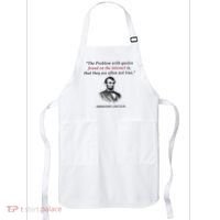Funny Abraham Lincoln History Teacher Internet Quotes Apron thumb 0