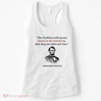 Funny Abraham Lincoln History Teacher Internet Quotes Women's Tank Top thumb 0