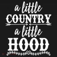 Funny A Little Country A Little Hood Long Sleeve Shirt thumb 2