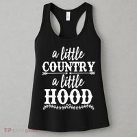 Funny A Little Country A Little Hood Women's Tank Top thumb 3