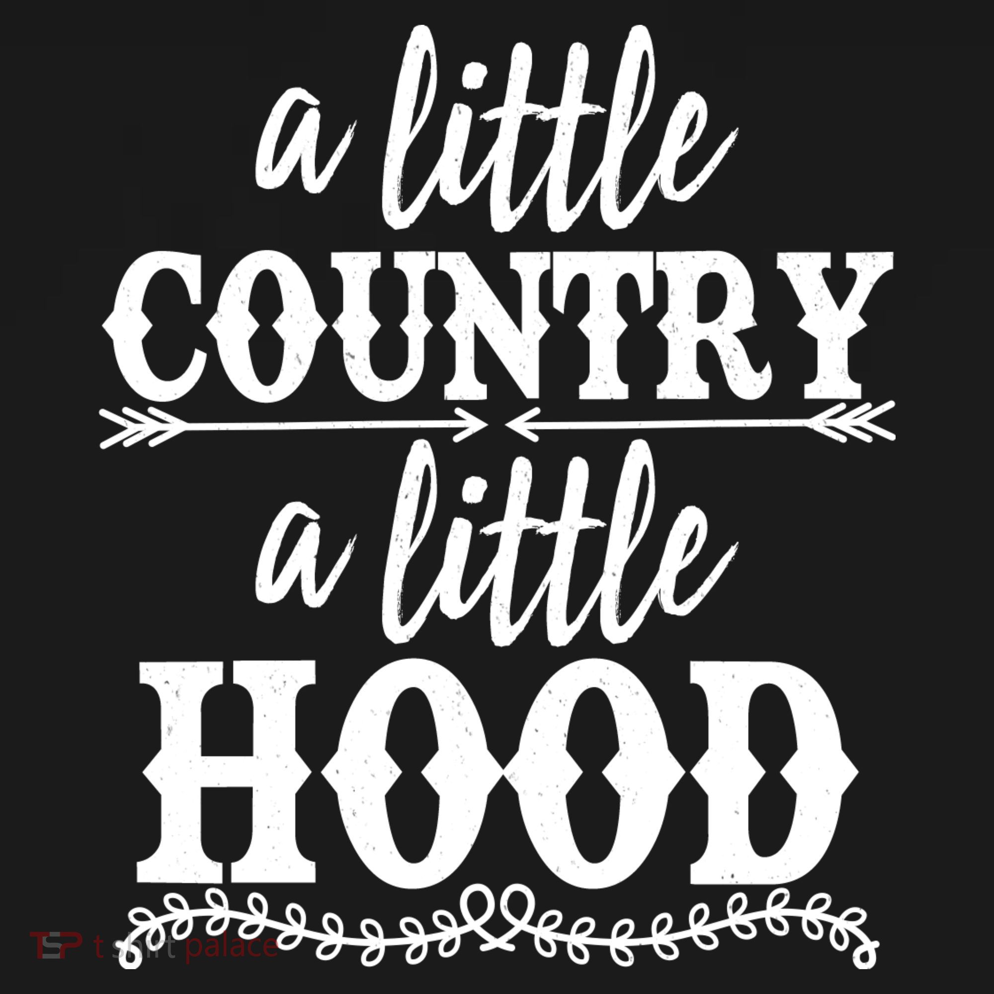 Funny A Little Country A Little Hood Women's Tank Top