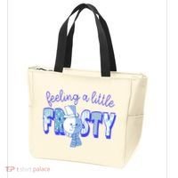 Feeling A Little Frosty Snowman Winter Tote Bag thumb 3