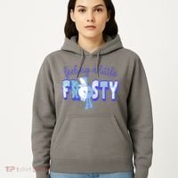 Feeling A Little Frosty Snowman Winter Hoodie thumb 5