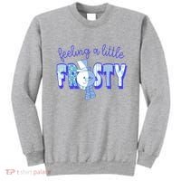 Feeling A Little Frosty Snowman Winter Sweatshirt thumb 0