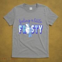 Feeling A Little Frosty Snowman Winter T-Shirt thumb 5