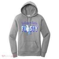 Feeling A Little Frosty Snowman Winter Women's Hoodie thumb 0