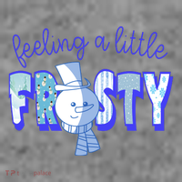 Feeling A Little Frosty Snowman Winter Women's Hoodie thumb 2