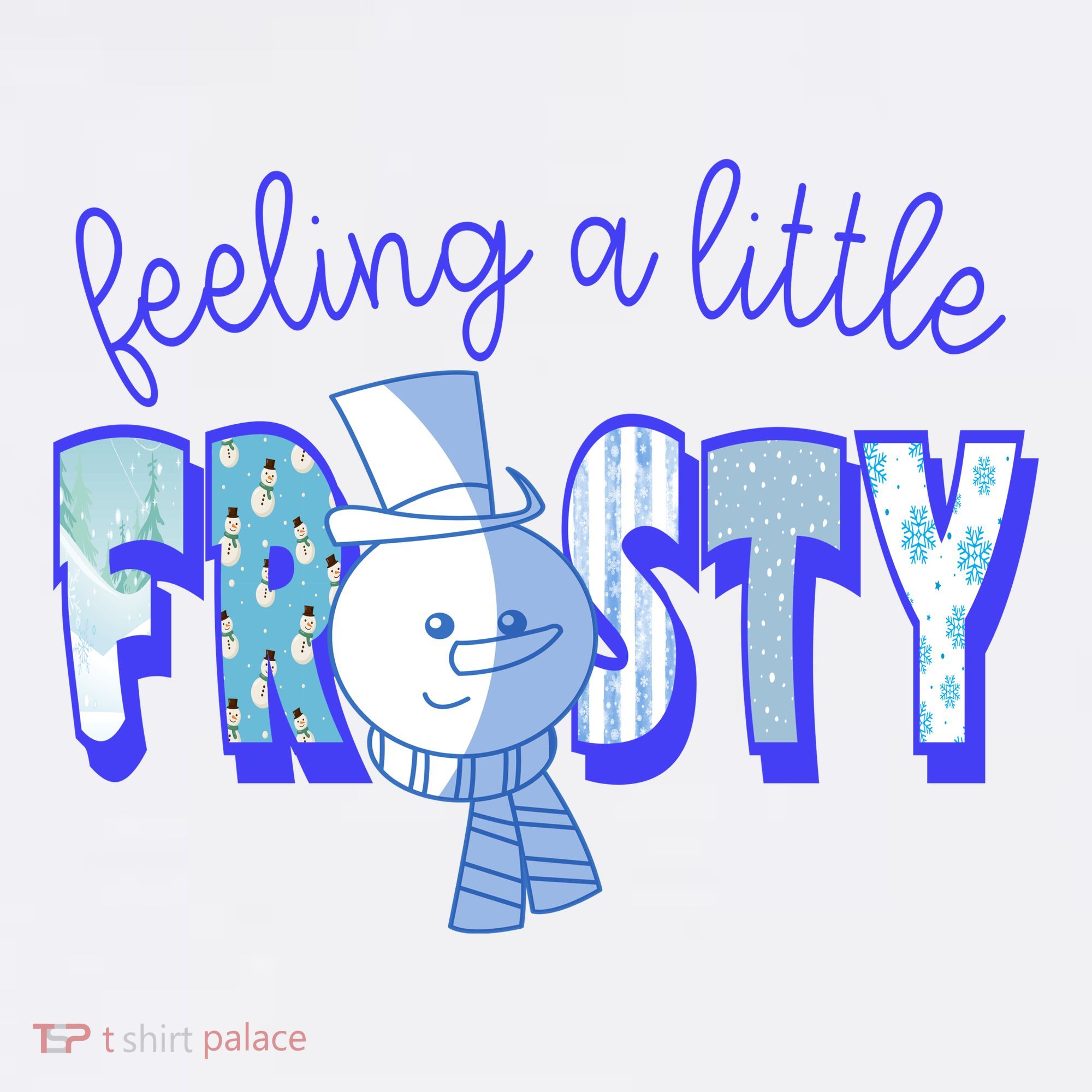 Feeling A Little Frosty Snowman Winter Apron