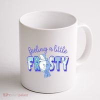 Feeling A Little Frosty Snowman Winter Coffee Mug thumb 1