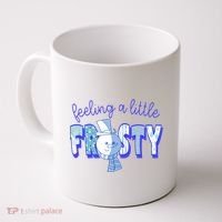 Feeling A Little Frosty Snowman Winter Coffee Mug thumb 0