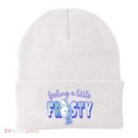 Feeling A Little Frosty Snowman Winter Beanie thumb 0