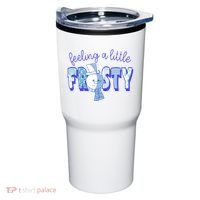 Feeling A Little Frosty Snowman Winter Tumbler thumb 0