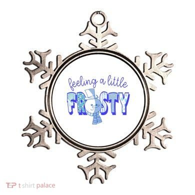 Feeling A Little Frosty Snowman Winter Ornament