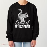 Forest Animal Lover Squirrel Whisperer Gift Idea Squirrel Cute Gift Women's Sweatshirt thumb 0