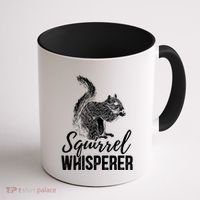 Forest Animal Lover Squirrel Whisperer Gift Idea Squirrel Cute Gift Coffee Mug thumb 1