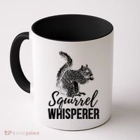 Forest Animal Lover Squirrel Whisperer Gift Idea Squirrel Cute Gift Coffee Mug thumb 0