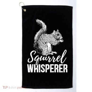 Forest Animal Lover Squirrel Whisperer Gift Idea Squirrel Cute Gift Golf Towel