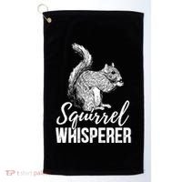 Forest Animal Lover Squirrel Whisperer Gift Idea Squirrel Cute Gift Golf Towel thumb 0
