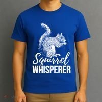 Forest Animal Lover Squirrel Whisperer Gift Idea Squirrel Cute Gift T-Shirt thumb 3